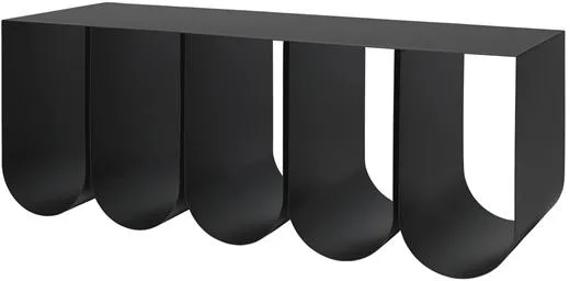 Kristina Dam Studio Curved Benk Sort