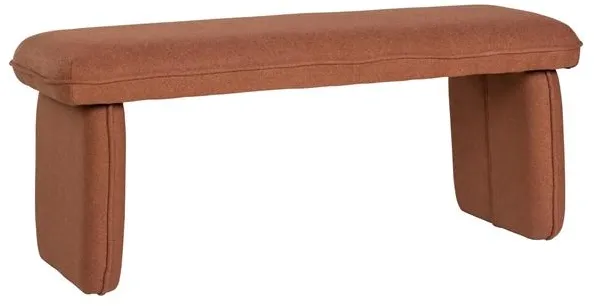Hübsch Mellow Benk Rødbrun