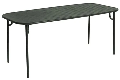 Petite Friture WEEK-END Rektangulært Bord Glassgrønn