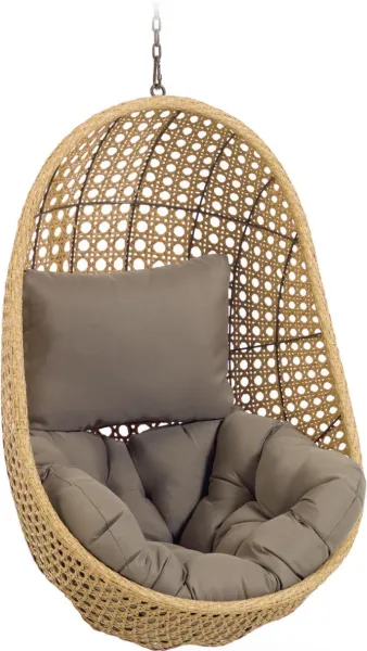 Cira, utendørs hengestol, natur, H121x84x82 cm