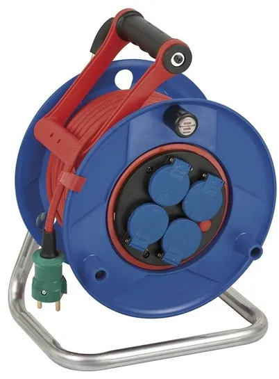 Brennenstuhl kabeltrommel 25m med jord Bremaxx-kabel