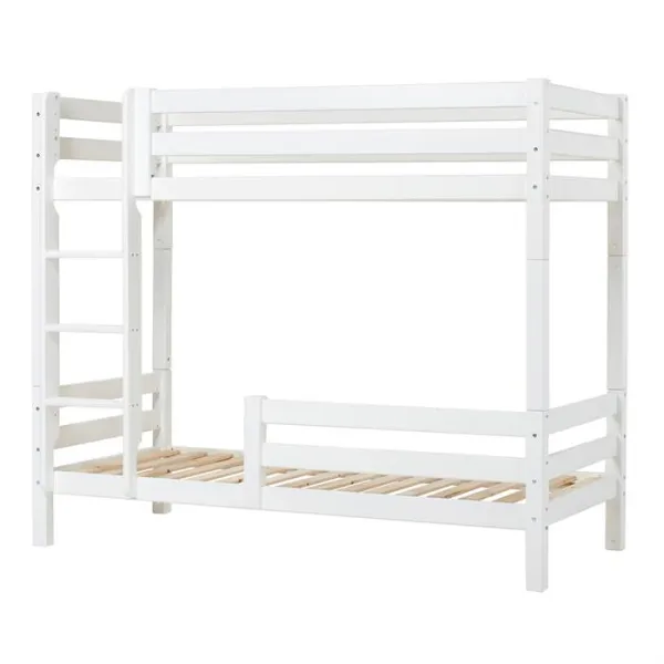 Hoppekids ECO Luxury høy køyeseng med stige og sengehest - 90 x 200 cm