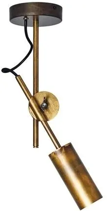 Konsthantverk Stav Spot Enkel Taklampe Råmessing