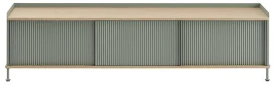 Muuto Enfold Sideboard 186x45 Eik/Dusty Green