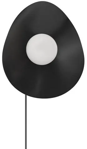 NORR11 Fuji Vegglampe Liten Burned Black